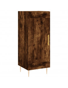 Credenza Rovere Fumo 34,5x34x180 cm in Legno Multistrato 2