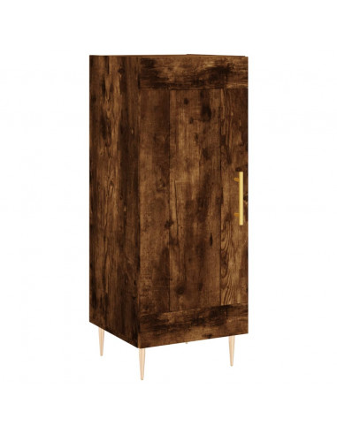 Credenza Rovere Fumo 34,5x34x180 cm in Legno Multistrato