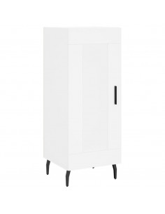 Credenza Bianca 34,5x34x180 cm in Legno Multistrato 2