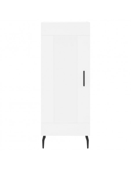 Credenza Bianca 34,5x34x180 cm in Legno Multistrato