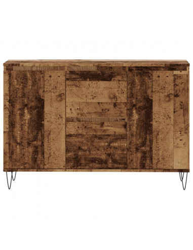 Credenza Legno Antico 104x35x70 cm in Legno Multistrato