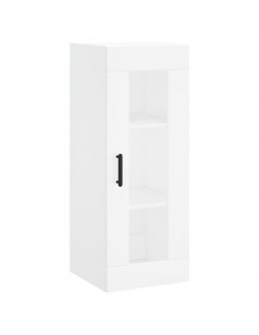 Credenza Bianca 34,5x34x180 cm in Legno Multistrato 2