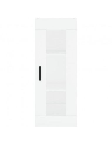 Credenza Bianca 34,5x34x180 cm in Legno Multistrato