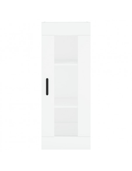 Credenza Bianca 34,5x34x180 cm in Legno Multistrato