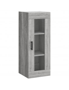 Credenza Grigio Sonoma 34,5x34x180 cm in Legno Multistrato 2