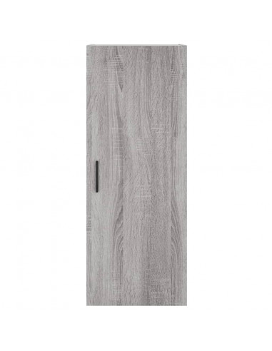 Credenza Grigio Sonoma 34,5x34x180 cm in Legno Multistrato