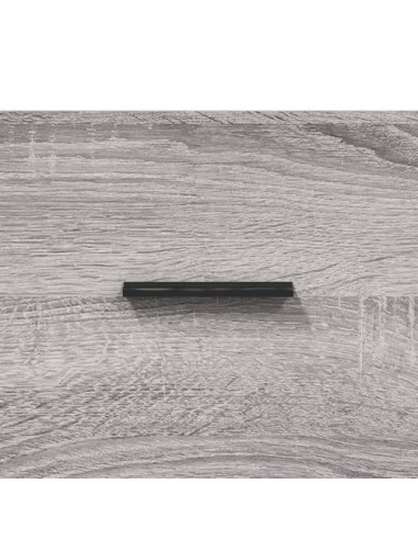 Credenza Grigio Sonoma 34,5x34x180 cm in Legno Multistrato