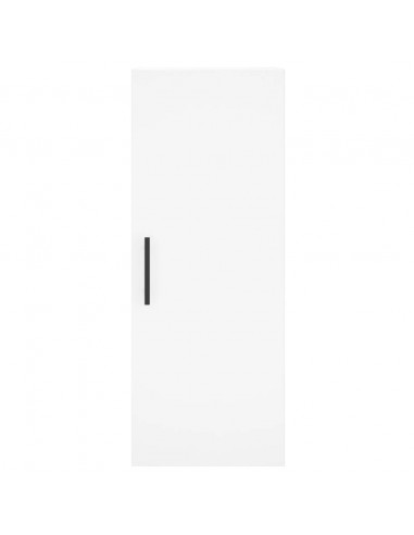 Credenza Bianca 34,5x34x180 cm in Legno Multistrato