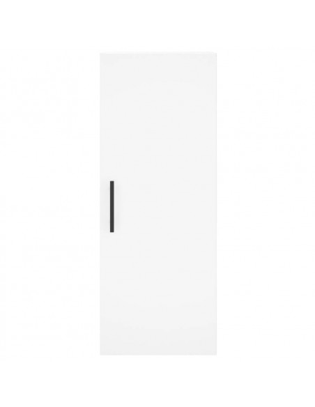 Credenza Bianca 34,5x34x180 cm in Legno Multistrato