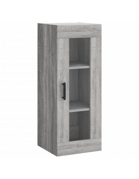 Credenza Grigio Sonoma 34,5x34x180 cm in Legno Multistrato