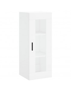 Credenza Bianca 34,5x34x180 cm in Legno Multistrato 2