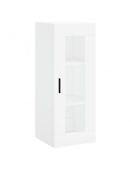 Credenza Bianca 34,5x34x180 cm in Legno Multistrato
