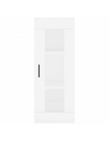 Credenza Bianca 34,5x34x180 cm in Legno Multistrato