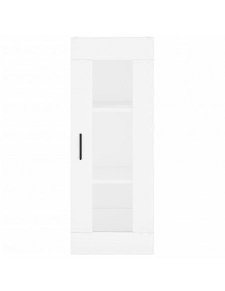 Credenza Bianca 34,5x34x180 cm in Legno Multistrato