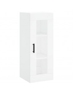 Credenza Bianca 34,5x34x180 cm in Legno Multistrato 2