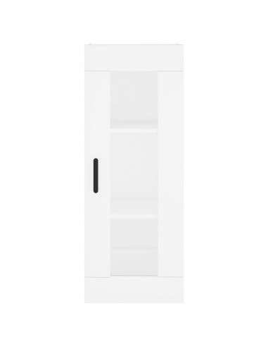 Credenza Bianca 34,5x34x180 cm in Legno Multistrato