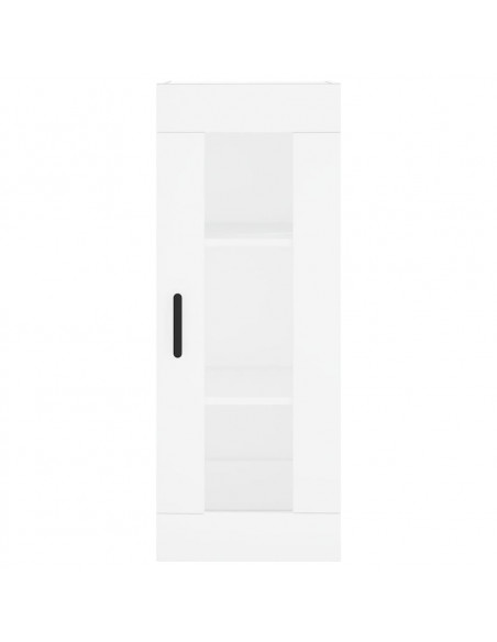 Credenza Bianca 34,5x34x180 cm in Legno Multistrato