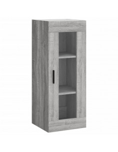 Credenza Grigio Sonoma 34,5x34x180 cm in Legno Multistrato 2