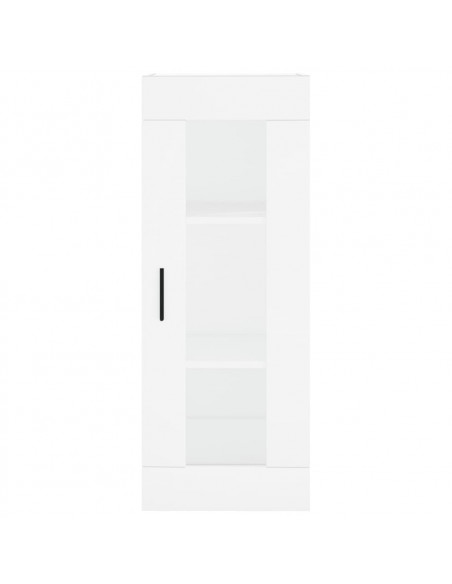 Credenza Bianca 34,5x34x180 cm in Legno Multistrato