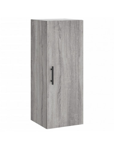 Credenza Grigio Sonoma 34,5x34x180 cm in Legno Multistrato