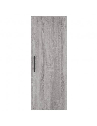 Credenza Grigio Sonoma 34,5x34x180 cm in Legno Multistrato