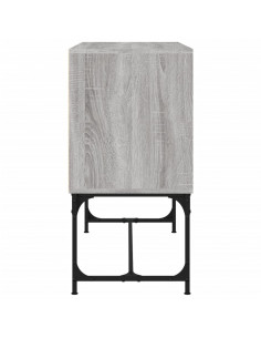 Credenza Grigio Sonoma 100x40x79,5 cm in Legno Multistrato 2