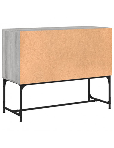 Credenza Grigio Sonoma 100x40x79,5 cm in Legno Multistrato
