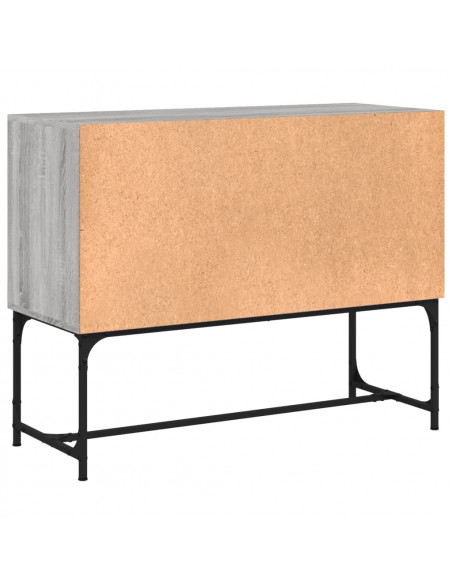 Credenza Grigio Sonoma 100x40x79,5 cm in Legno Multistrato