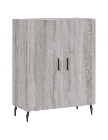 Credenza Grigio Sonoma 69,5x34x180 cm in Legno Multistrato