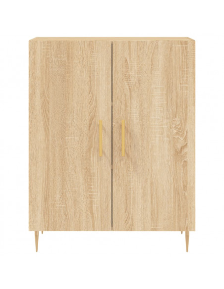 Credenza Rovere Sonoma 69,5x34x180 cm in Legno Multistrato