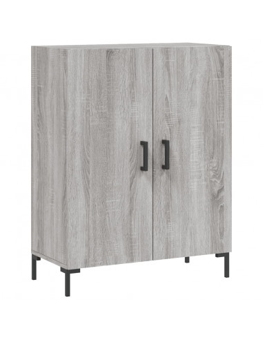 Credenza Grigio Sonoma 69,5x34x180 cm in Legno Multistrato