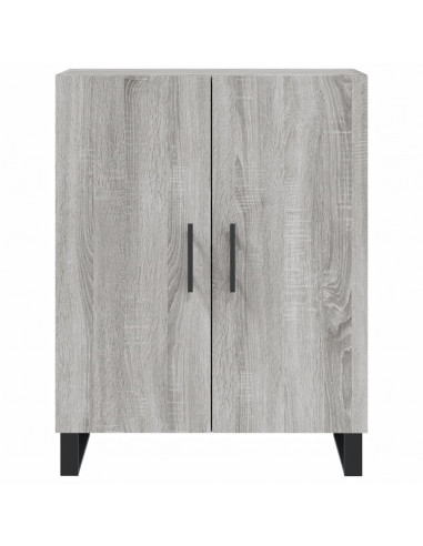 Credenza Grigio Sonoma 69,5x34x180 cm in Legno Multistrato