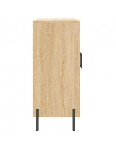 Credenza Rovere Sonoma 90x34x80 cm in Legno Multistrato