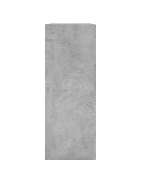 Mobili a Parete 2 pz Grigio Cemento 69,5x34x90 cm