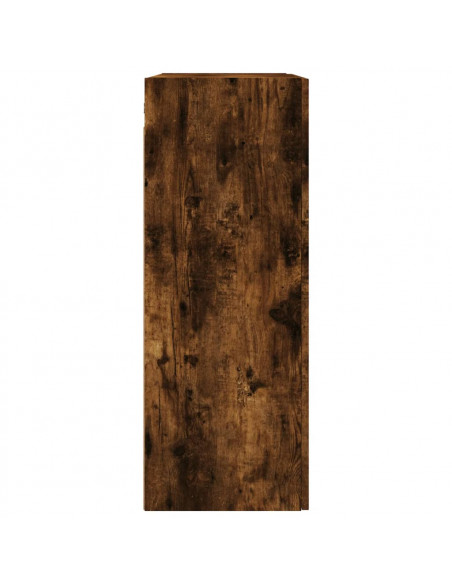 Mobili a Parete 2 pz Rovere Fumo 69,5x34x90 cm