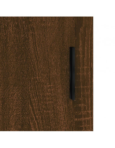 Mobili a Parete 2 pz Rovere Marrone 69,5x34x90 cm