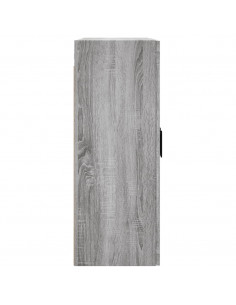 Armadietti a Parete 2 pz Grigio Sonoma in Legno Multistrato 2