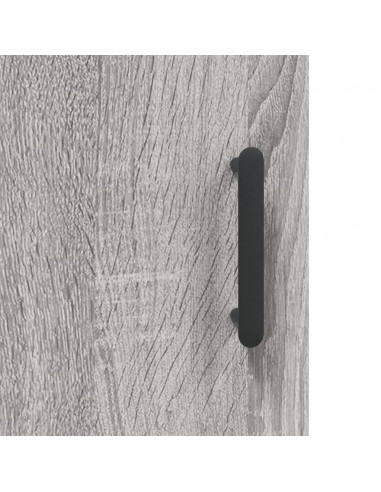 Armadietti a Parete 2 pz Grigio Sonoma in Legno Multistrato