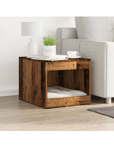 Recinto Lettiera Gatti Legno Vecchio 47x59x42 cm in Truciolato 2