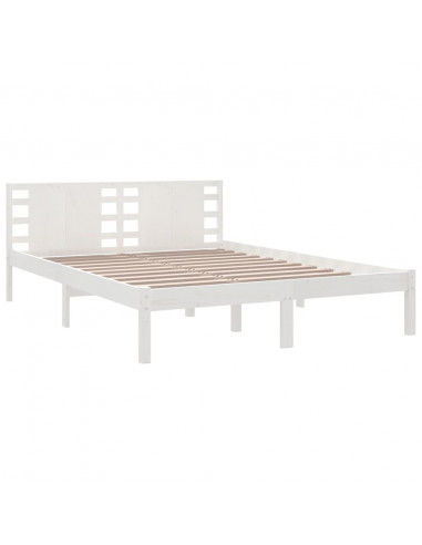 Giroletto Bianco in Legno Massello di Pino 120x200 cm