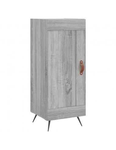 Credenza Grigio Sonoma 34,5x34x180 cm in Legno Multistrato