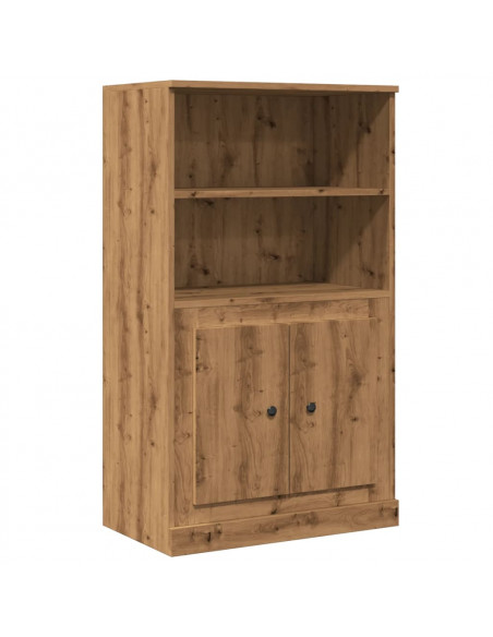 Credenza Rovere Artigianale 60x35,5x103,5 cm Legno Multistrato