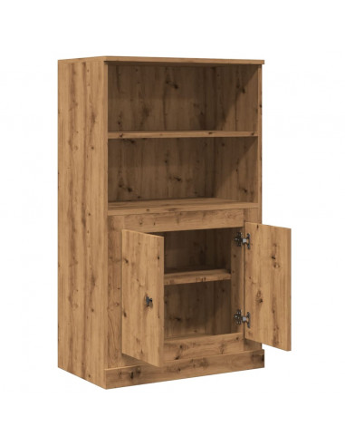 Credenza Rovere Artigianale 60x35,5x103,5 cm Legno Multistrato