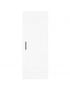 Credenza Bianca 34,5x34x180 cm in Legno Multistrato 2