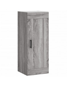 Credenza Grigio Sonoma 34,5x34x180 cm in Legno Multistrato 2