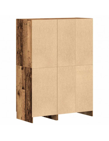 Set di Mobili da Cucina 2 pz Legno Antico in Truciolato