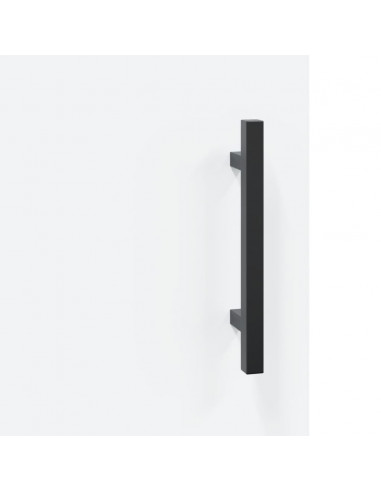 Armadietti a Parete 2 pz Bianchi in Legno Multistrato