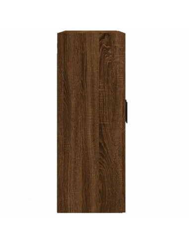 Armadietti a Parete 2 pz Rovere Marrone in Legno Multistrato