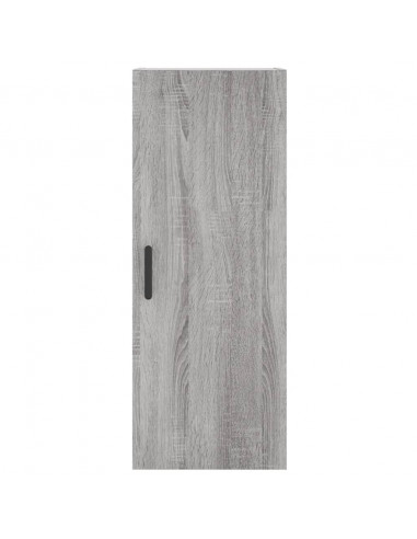 Credenza Grigio Sonoma 34,5x34x180 cm in Legno Multistrato