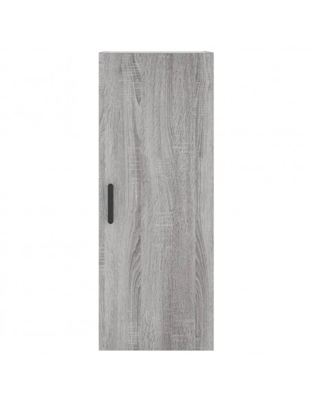 Credenza Grigio Sonoma 34,5x34x180 cm in Legno Multistrato